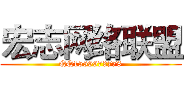 宏志网络联盟 (QQ1559973778)