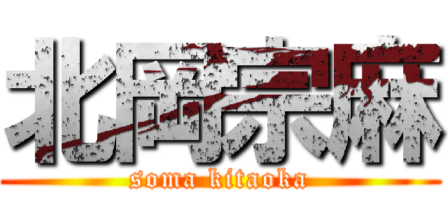 北岡宗麻 (soma kitaoka)