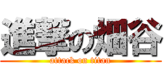 進撃の畑谷 (attack on titan)