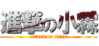 進撃の小霖 (attack on titan)