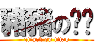 豬豬の貓咪 (attack on titan)