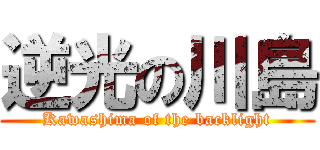 逆光の川島 ( Kawashima of the backlight )