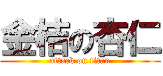金桔の杏仁 (attack on titan)