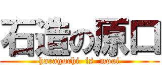 石造の原口 (haraguchi  is  moai)