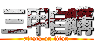 三甲自購 (attack on titan)