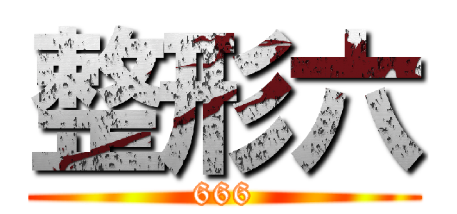 整形六 (666)