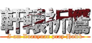 軒轅祈鷹 (I am Xuanyuan pray Hawk)
