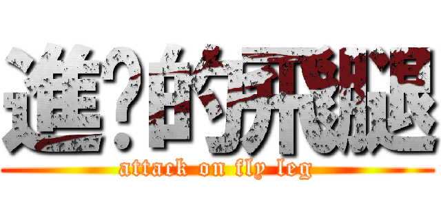 進擊的飛腿 (attack on fly leg)