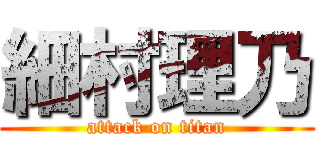 細村理乃 (attack on titan)