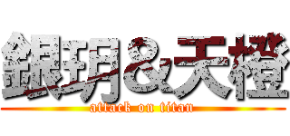 銀玥＆天橙 (attack on titan)
