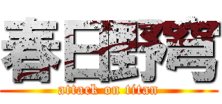 春日野穹 (attack on titan)