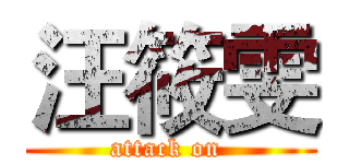 汪筱雯 (attack on )