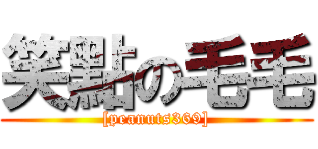 笑點の毛毛 ( [peanuts369] )