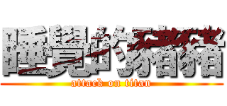 睡覺的豬豬 (attack on titan)