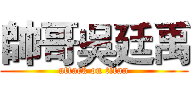 帥哥吳廷禹 (attack on titan)