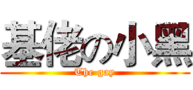 基佬の小黑 (The gay)