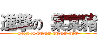 進撃の 棠棠豬 (attack on TONG TONG PIG)