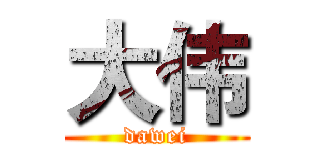 大伟 (dawei)