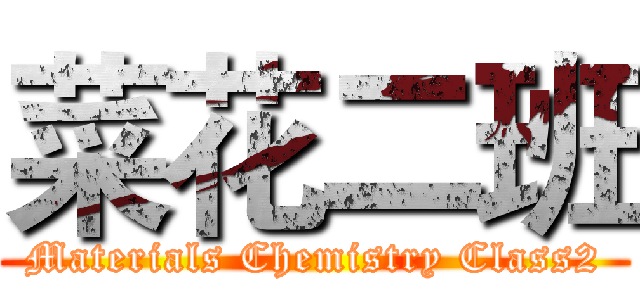 菜花二班 (Materials Chemistry Class2)