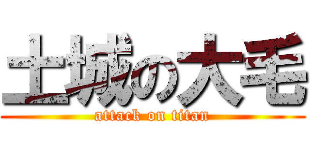土城の大毛 (attack on titan)