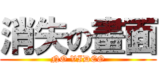 消失の畫面 (NO VIDEO)