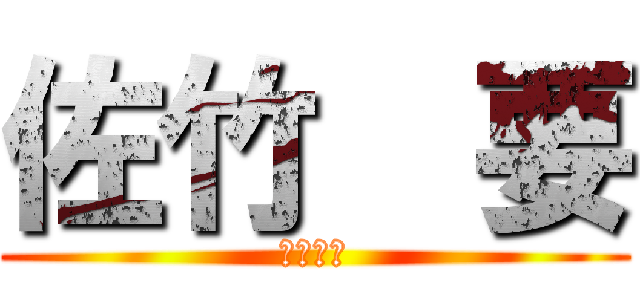 佐竹  要 (メッチー)