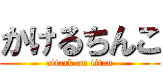 かけるちんこ (attack on titan)