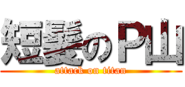 短髪のＰ山 (attack on titan)