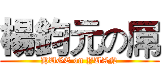 楊鈞元の屌 (HUGE on YUAN)