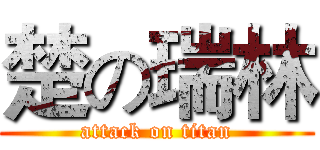 楚の瑞林 (attack on titan)
