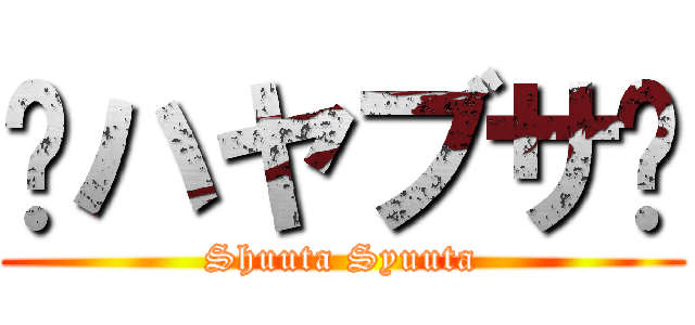☻ハヤブサ☻ (Shuuta Syuuta)