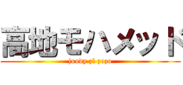 高地モハメッド (joody zl zozo)