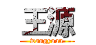 王源 (wangyuan)