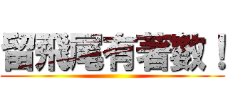 留飛尾有著數！ ()