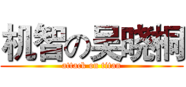 机智の吴晓桐 (attack on titan)