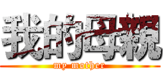 我的母親 (my mother)