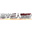 進擊的巨人驚語錄 (attack on titan)