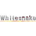 Ｗｈｉｔｅｓｎａｋｅ (2013)