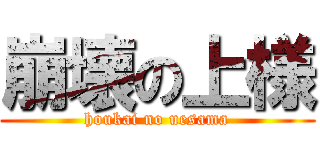 崩壊の上様 (houkai no uesama)