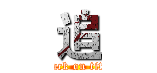 追 (attack on titan)