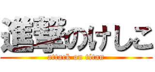 進撃のけしこ (attack on titan)