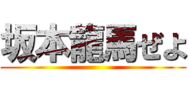 坂本龍馬ぜよ ()