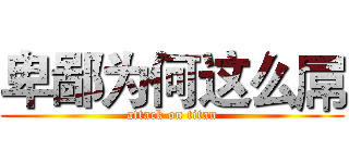 卑鄙为何这么屌 (attack on titan)