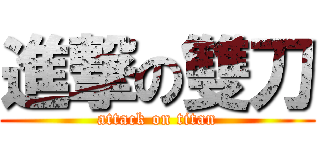 進撃の雙刀 (attack on titan)
