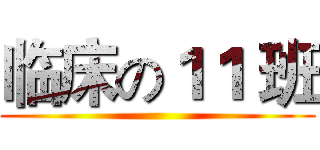 临床の１１ 班 ()