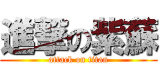 進撃の紫蘇 (attack on titan)