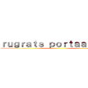 ｒｕｇｒａｔｓ ｐｏｒｔａａｌｉｓ ２ ()