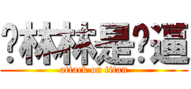 吴林林是傻逼 (attack on titan)