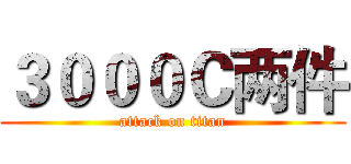 ３０００Ｃ两件 (attack on titan)