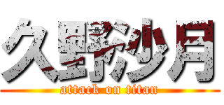 久野沙月 (attack on titan)